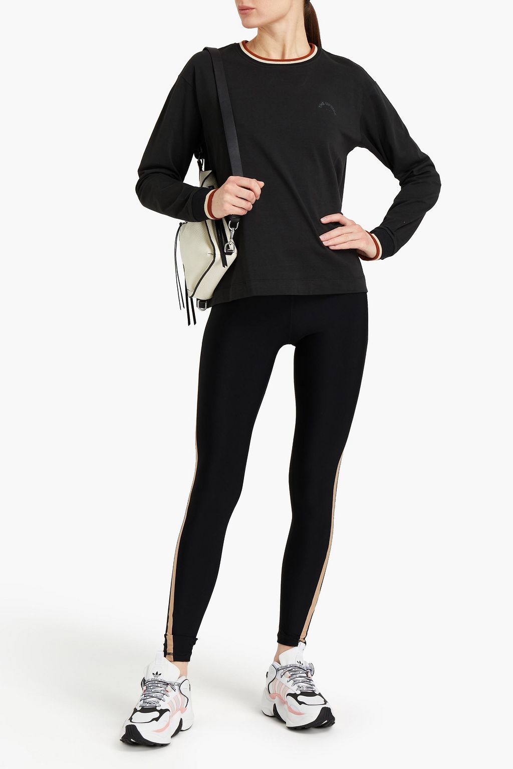 THE UPSIDE Buddy printed cotton-jersey top