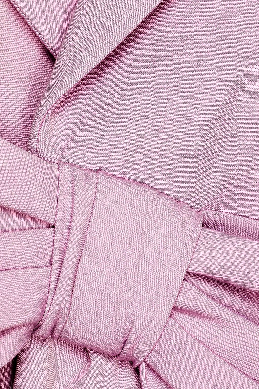 REDVALENTINO Bow-embellished twill blazer