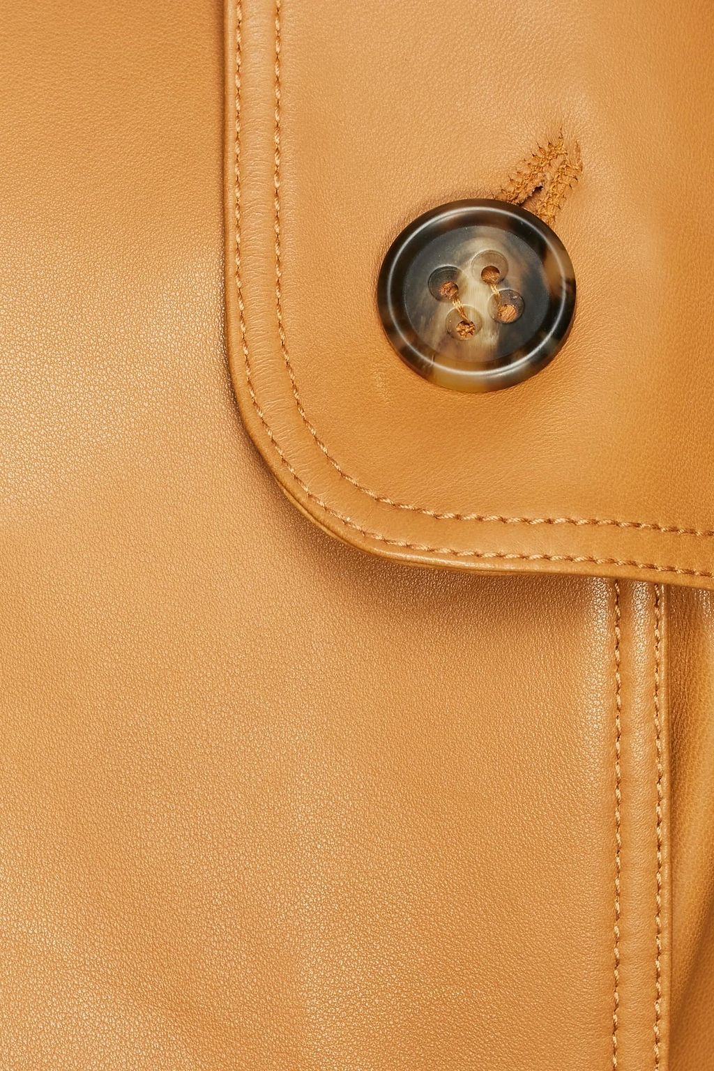 REDVALENTINO Leather trench coat