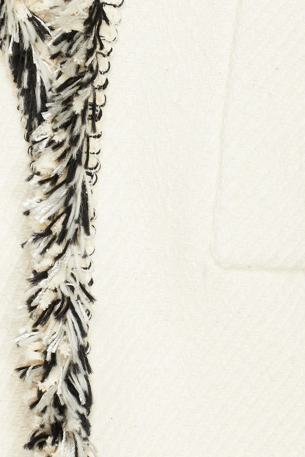 CLAUDIE PIERLOT Vision cropped cotton-blend tweed jacket
