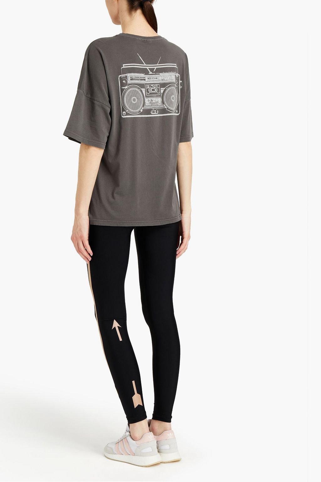 THE UPSIDE Boombox oversized printed cotton-jersey T-shirt