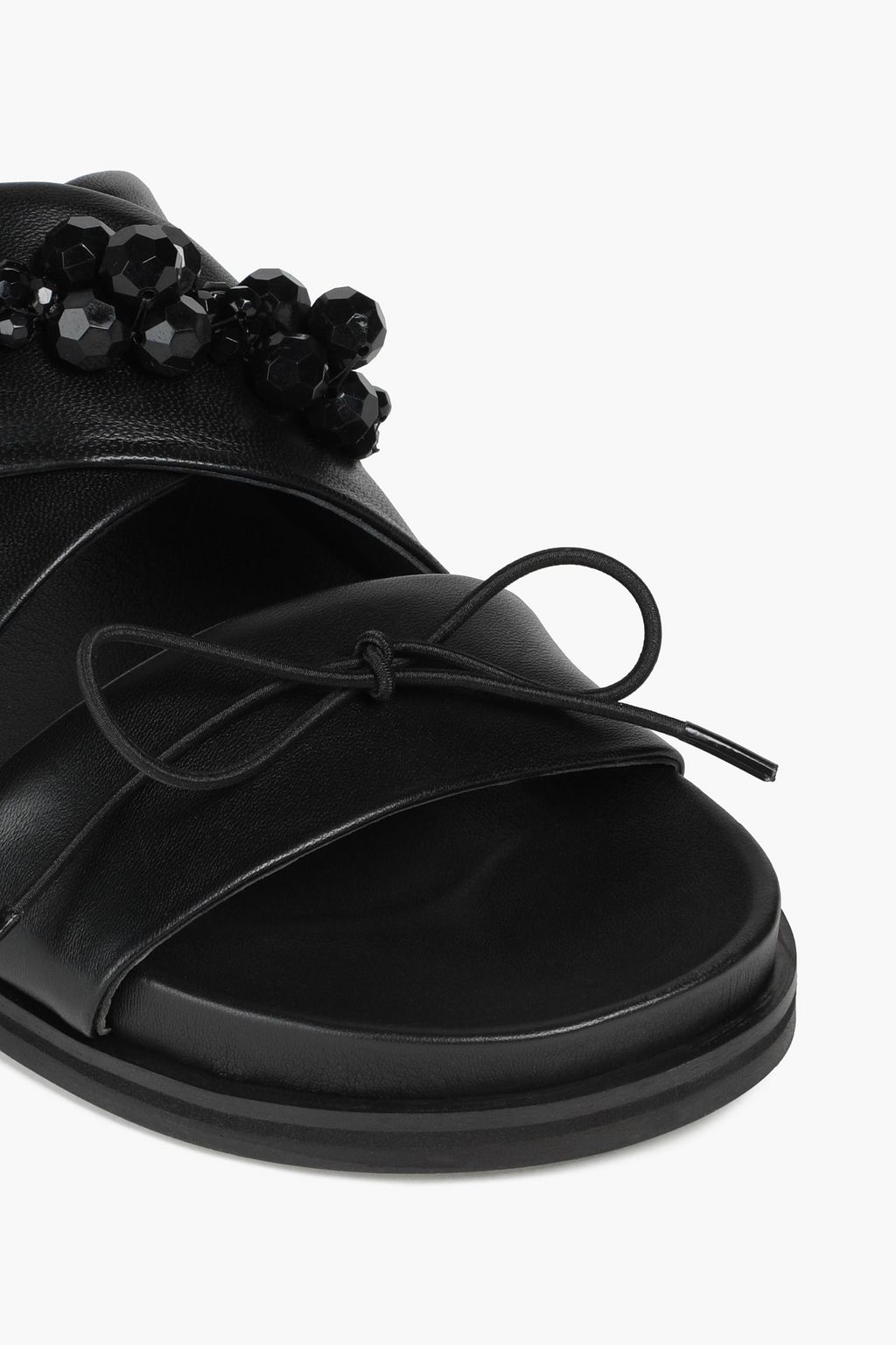 SIMONE ROCHA Embellished leather slides