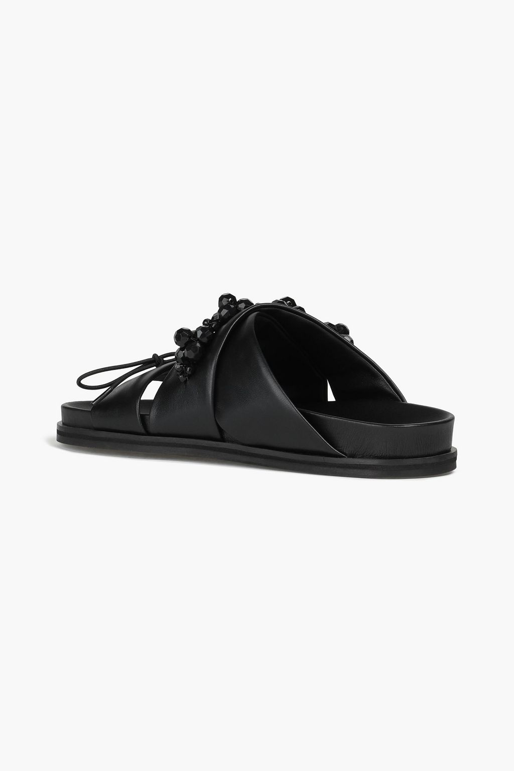 SIMONE ROCHA Embellished leather slides