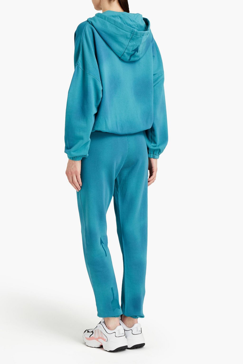 THE UPSIDE Moonstone Amelie printed French cotton-terry hoodie
