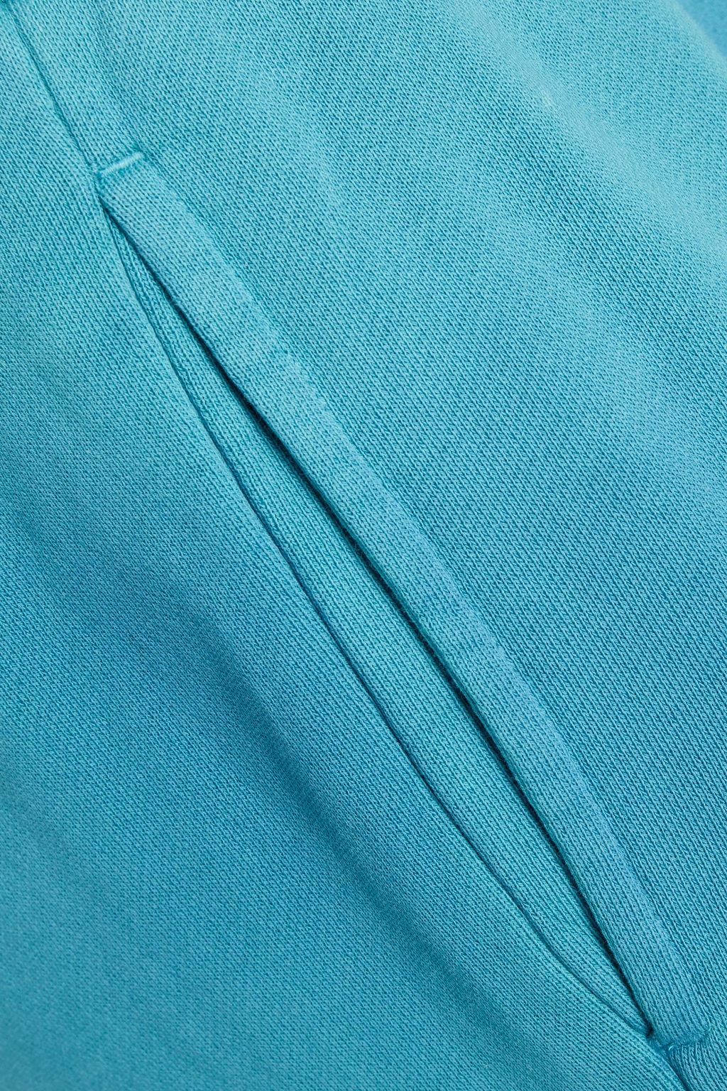 THE UPSIDE Moonstone Lennox French cotton-terry track pants