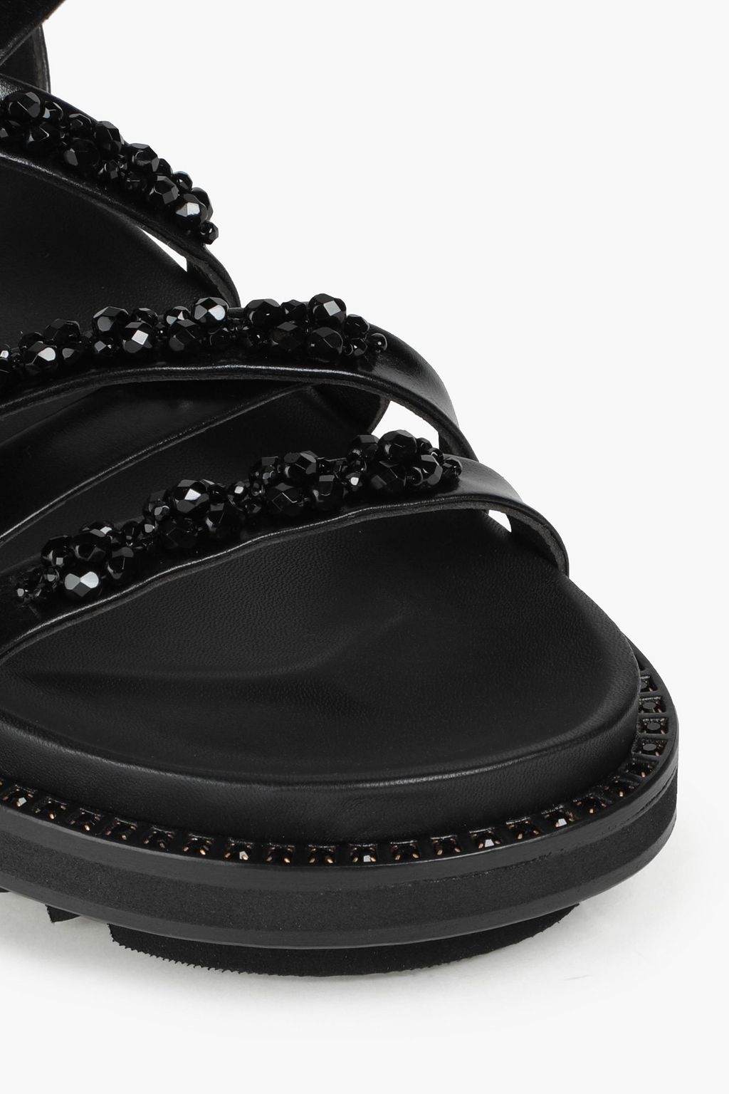 SIMONE ROCHA Embellished leather sandals