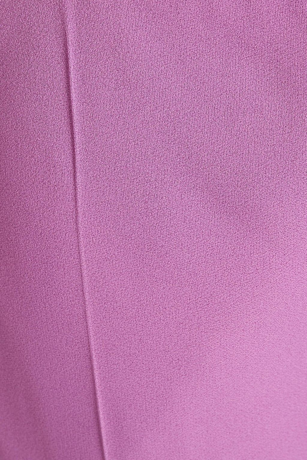 REDVALENTINO Satin-crepe straight-leg pants