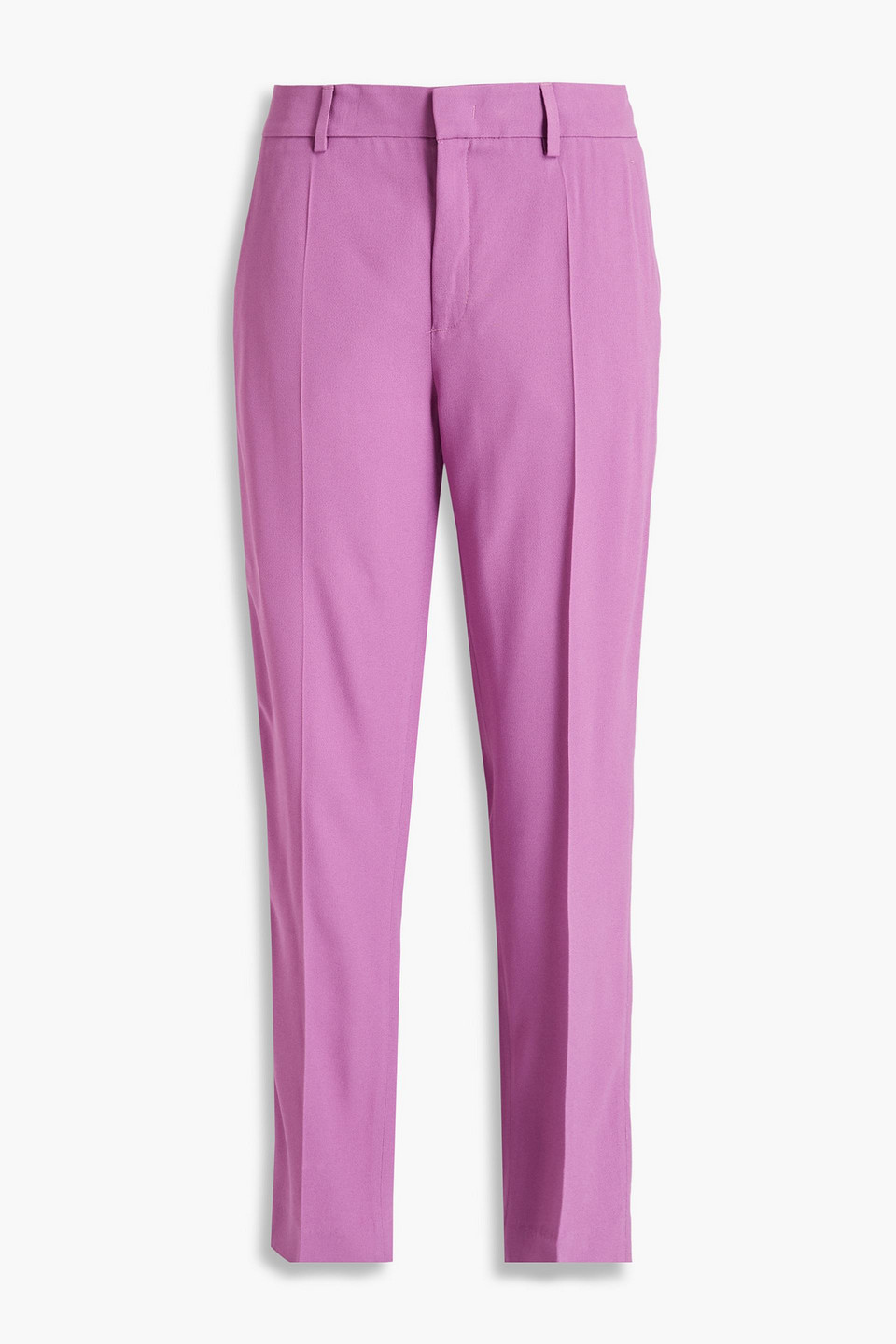 Redvalentino Woman Satin-crepe Straight-leg Pants Lilac Size 42