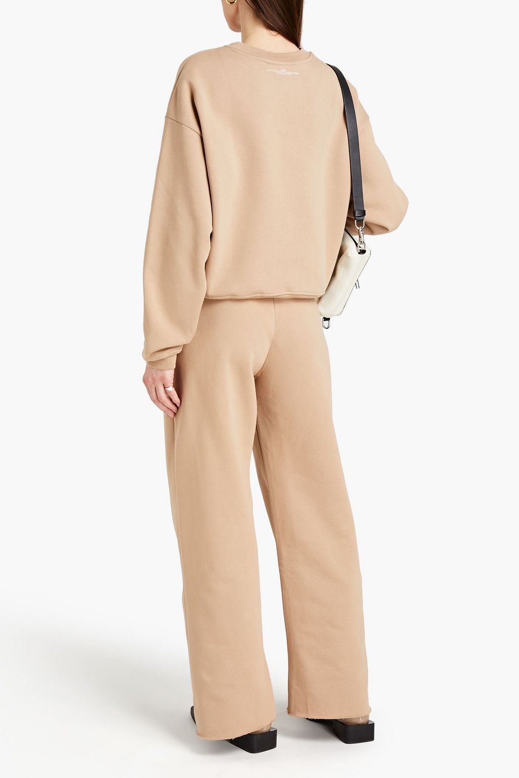 FRAME Cotton-blend fleece track pants