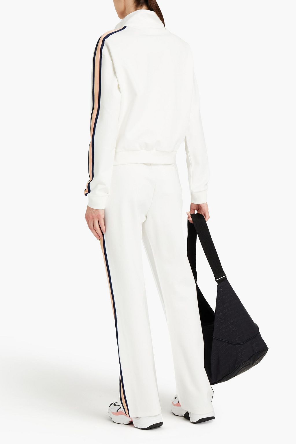 THE UPSIDE South Coast striped jersey track pants