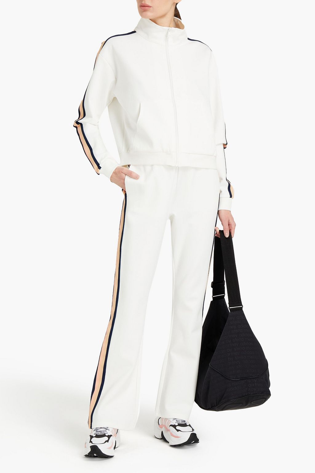 THE UPSIDE South Coast striped jersey track pants