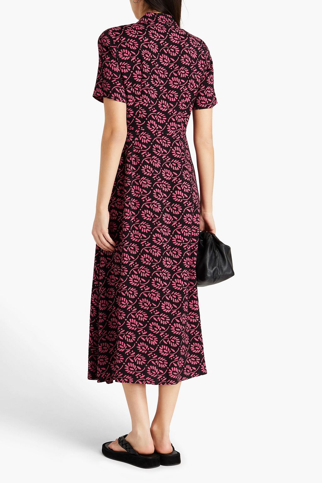 CLAUDIE PIERLOT Riveramo printed jacquard midi dress