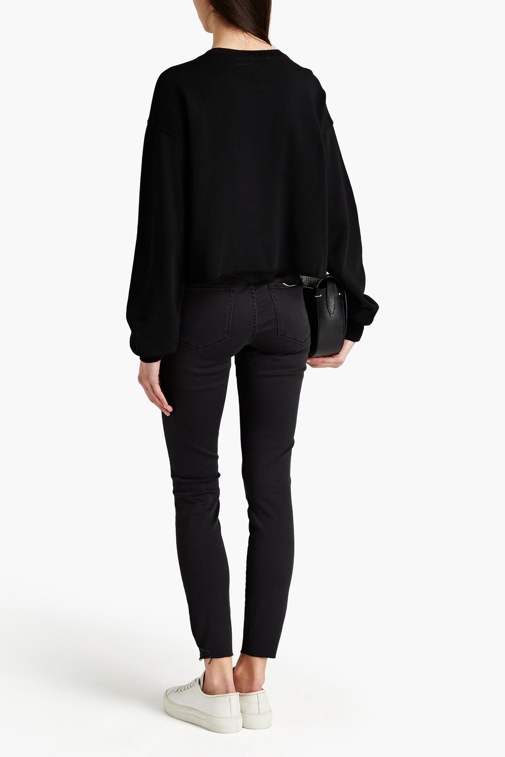 FRAME Organic French Pima cotton-terry sweatshirt