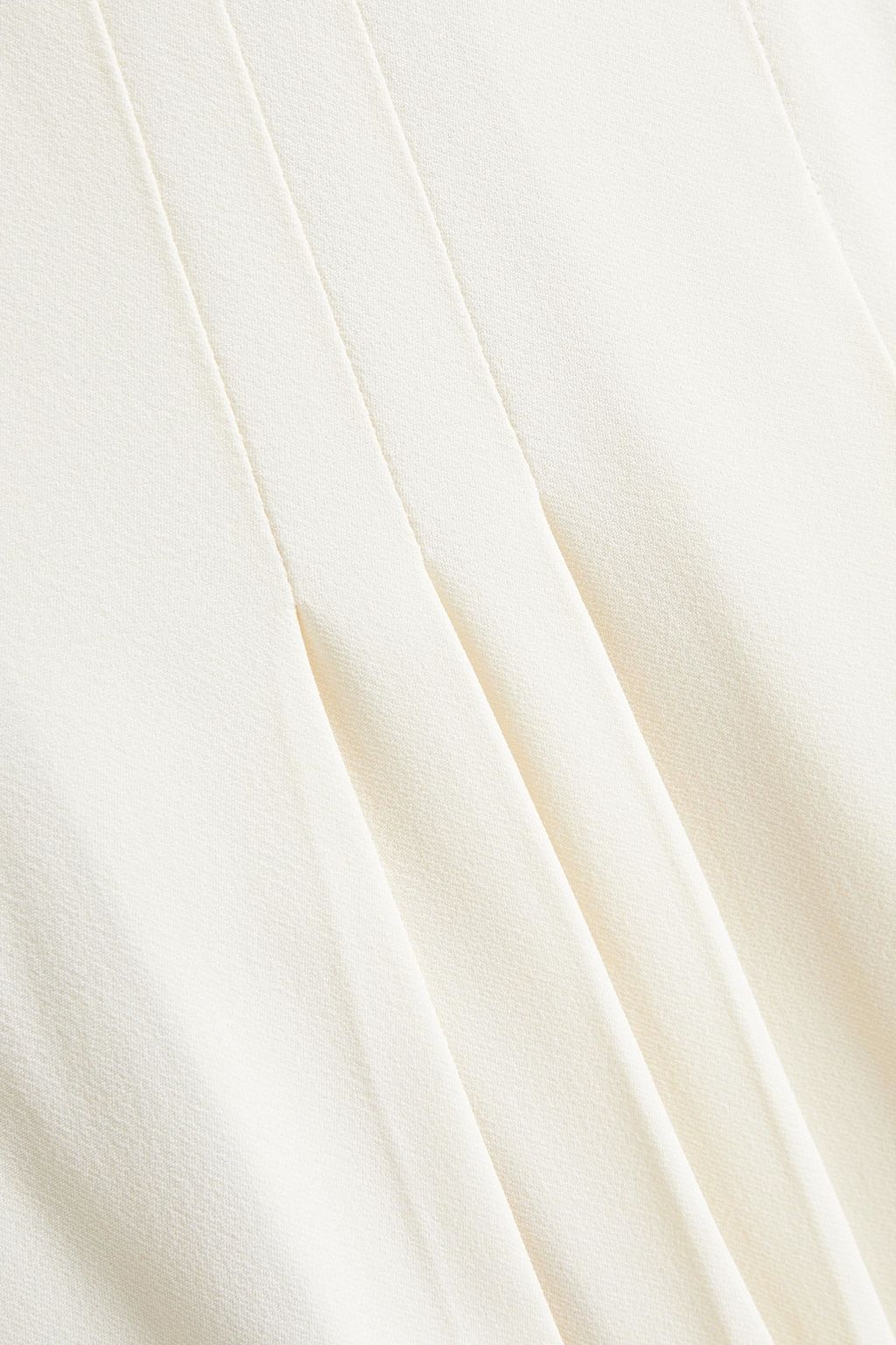 CHLOÉ Pleated crepe maxi wrap skirt
