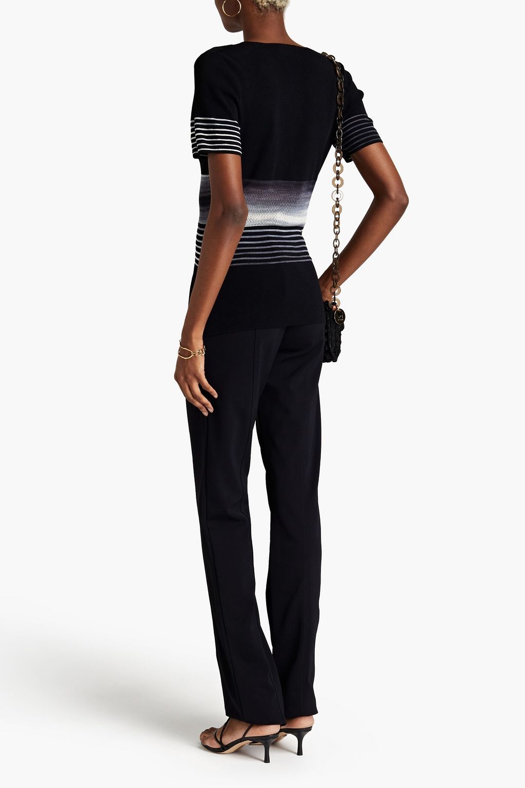 MISSONI Stretch-jersey straight-leg pants