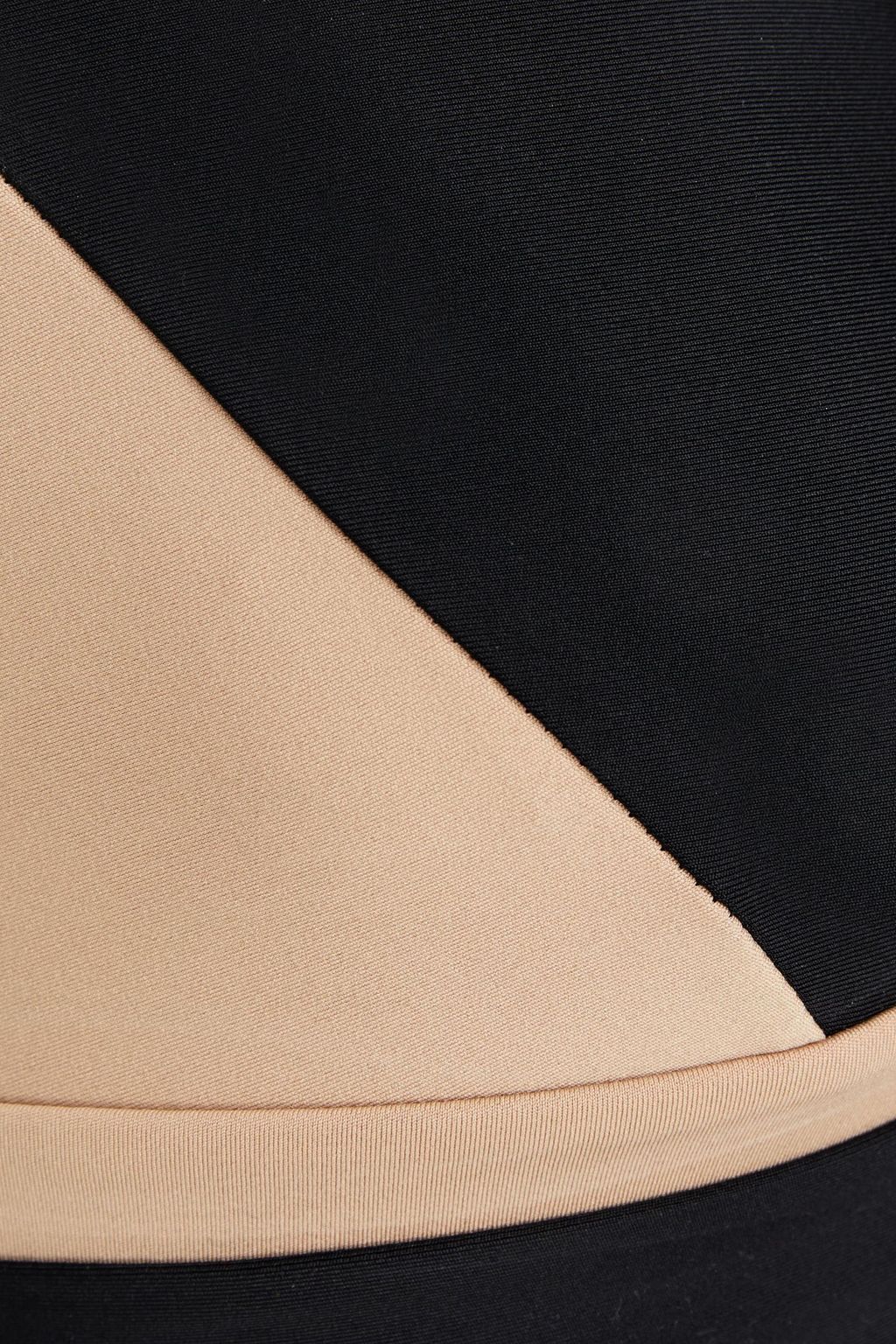 THE UPSIDE Play Colour printed two-tone stretch sports bra