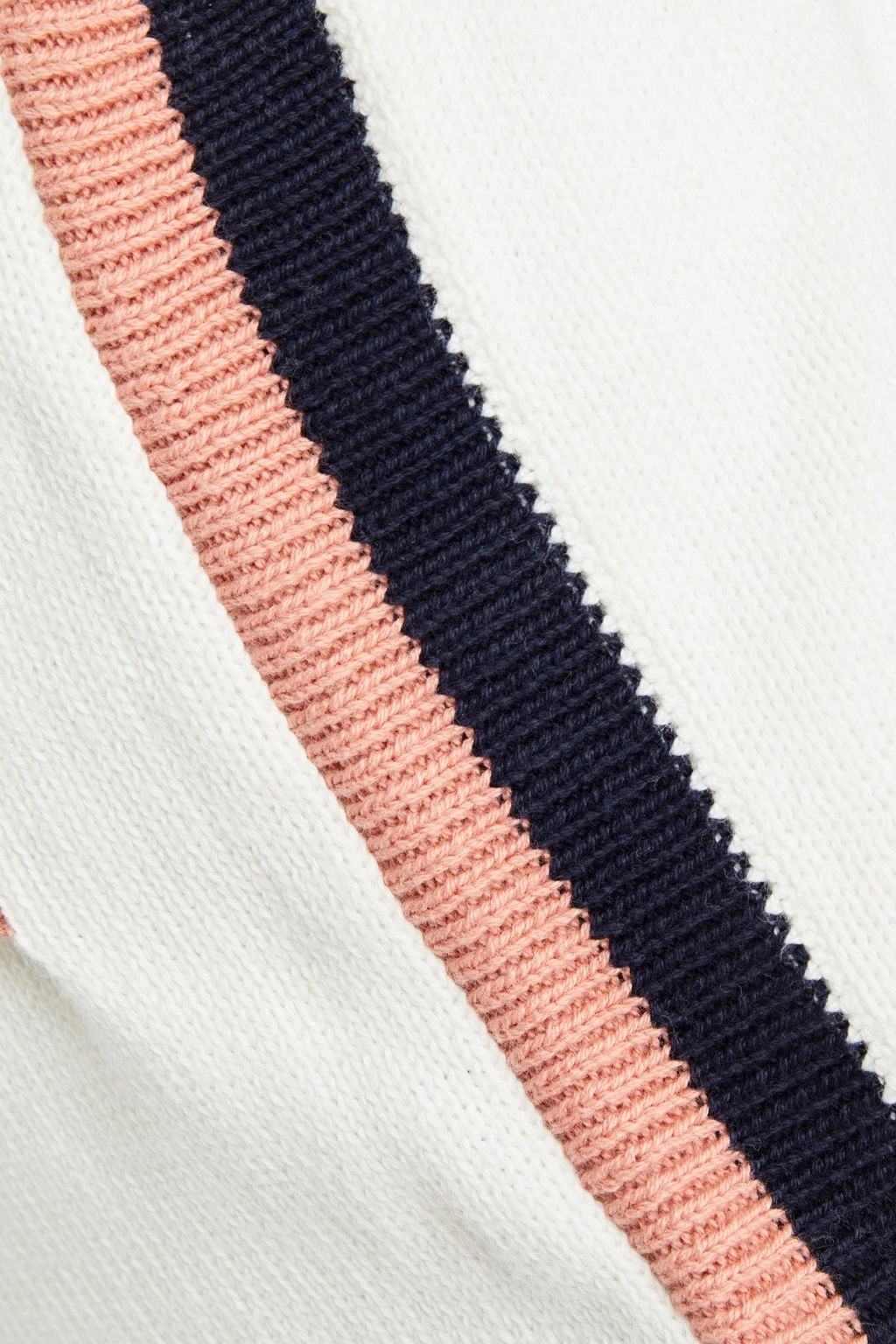 THE UPSIDE Boo striped cotton shorts
