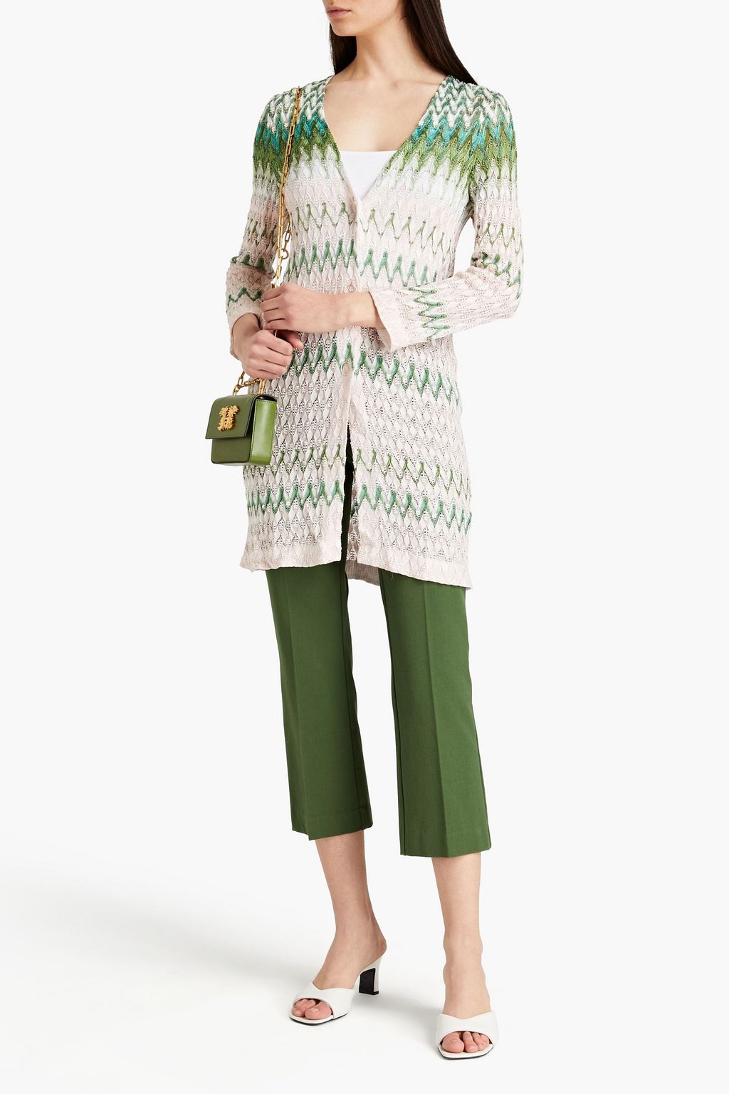 MISSONI Crochet-knit cardigan