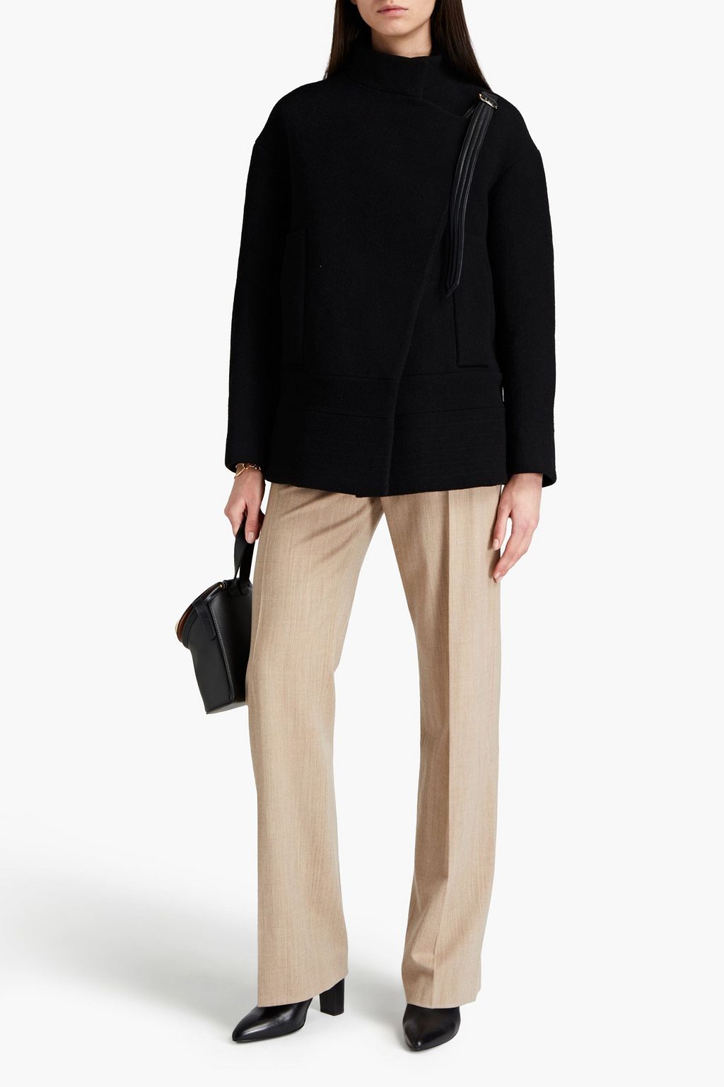 CHLOÉ Wool-blend bouclé coat