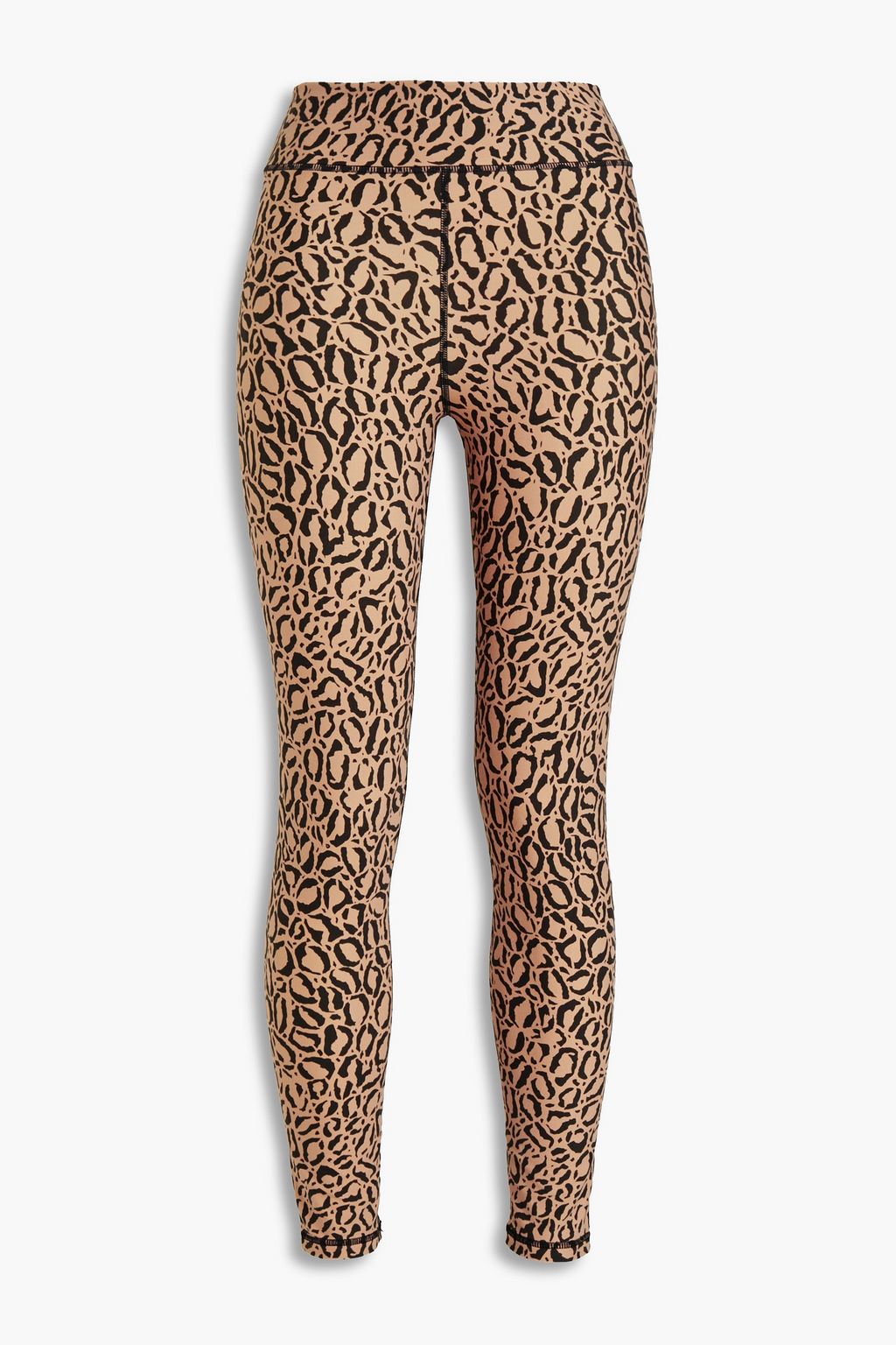 stretch leopard pants