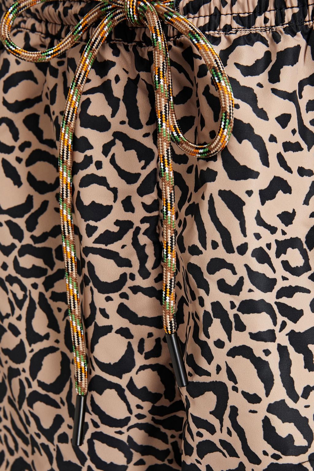 THE UPSIDE Efrem leopard-print shell shorts