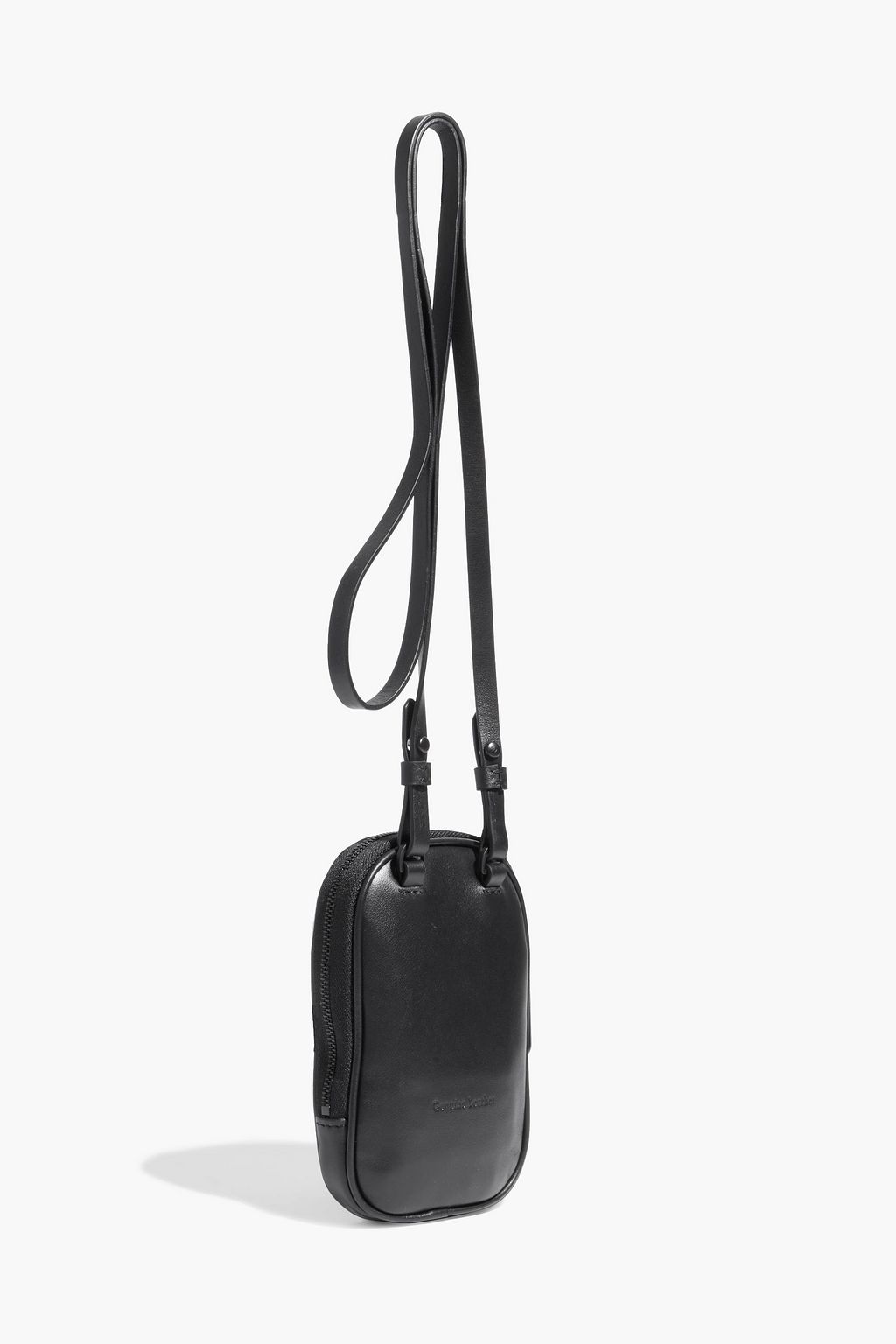 OFF-WHITE™ Logo-print leather phone case