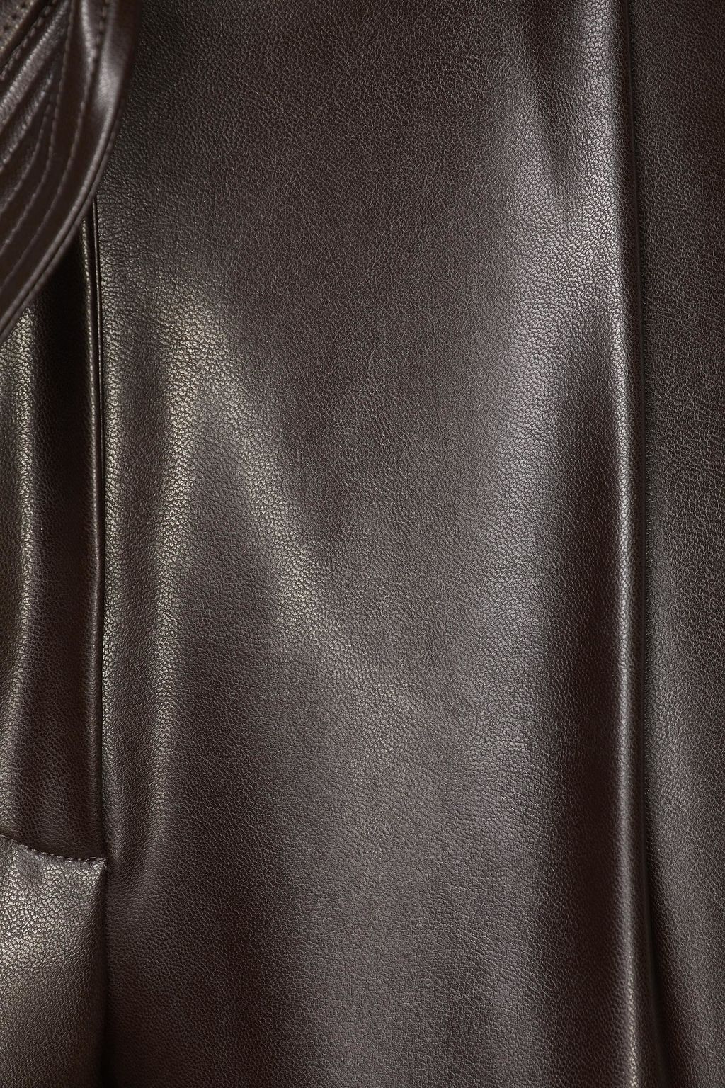 A.L.C. Cobey cropped pleated faux leather tapered pants