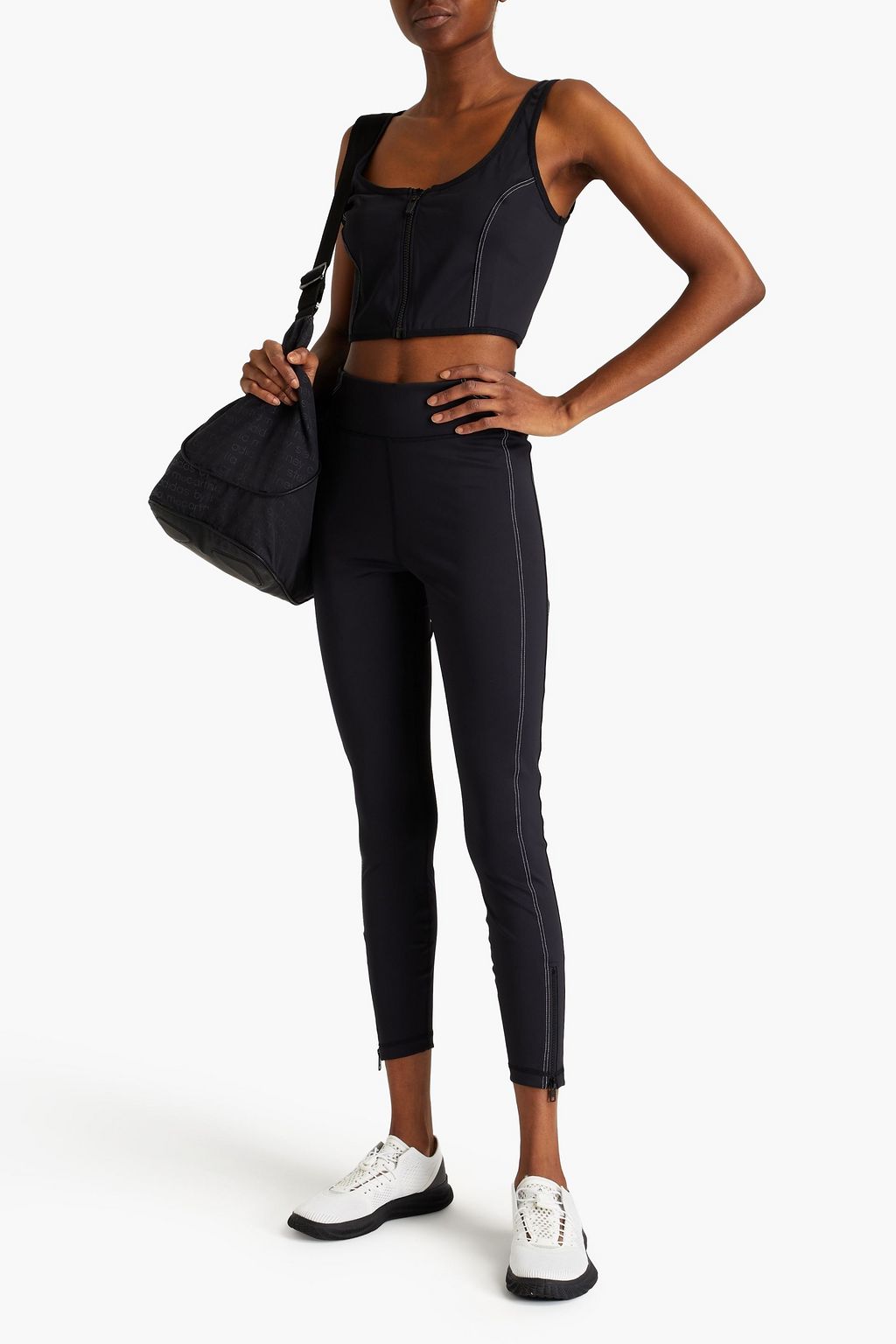 THE UPSIDE Printed stretch sports bra