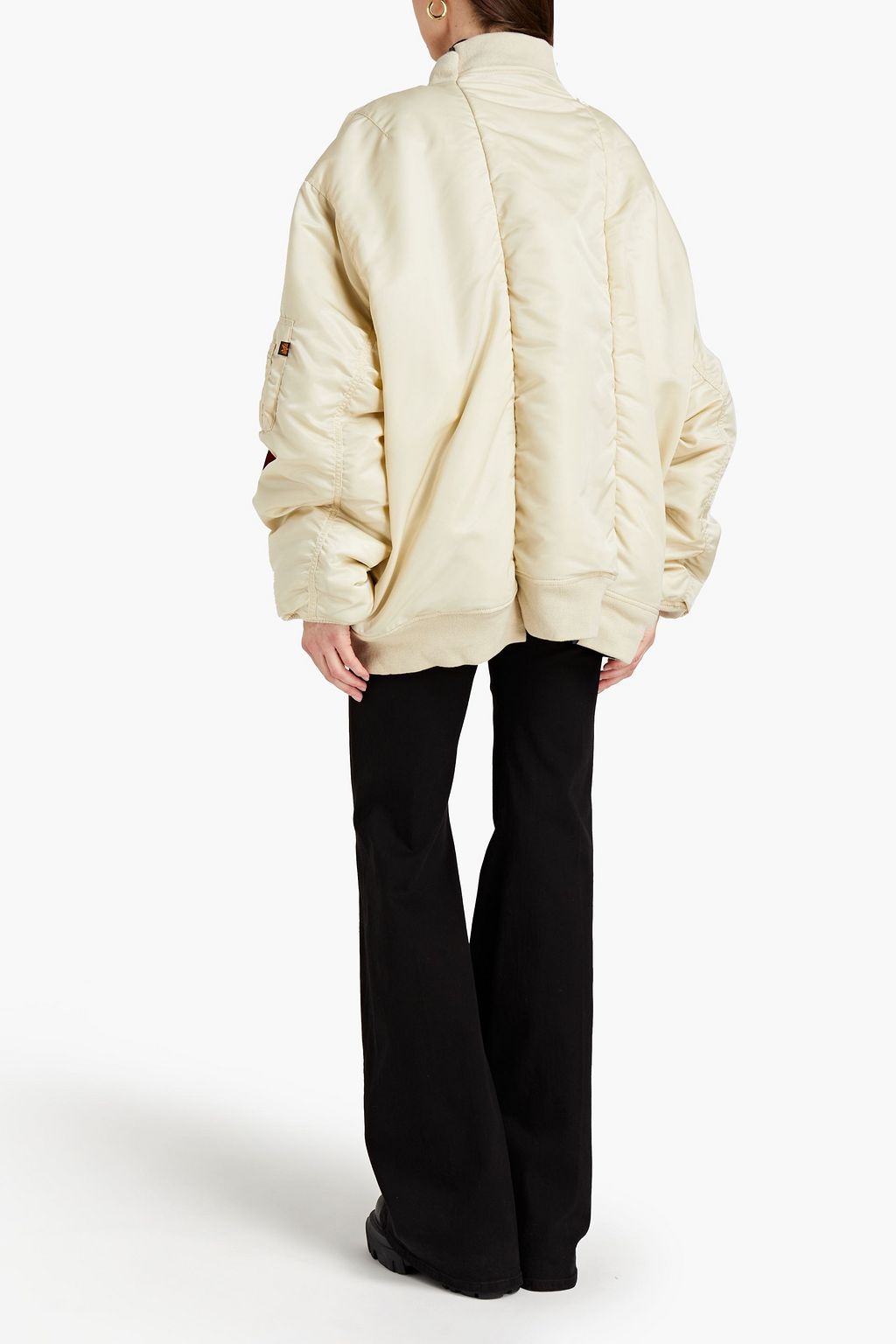 VETEMENTS Oversized convertible shell bomber jacket | Sale up to