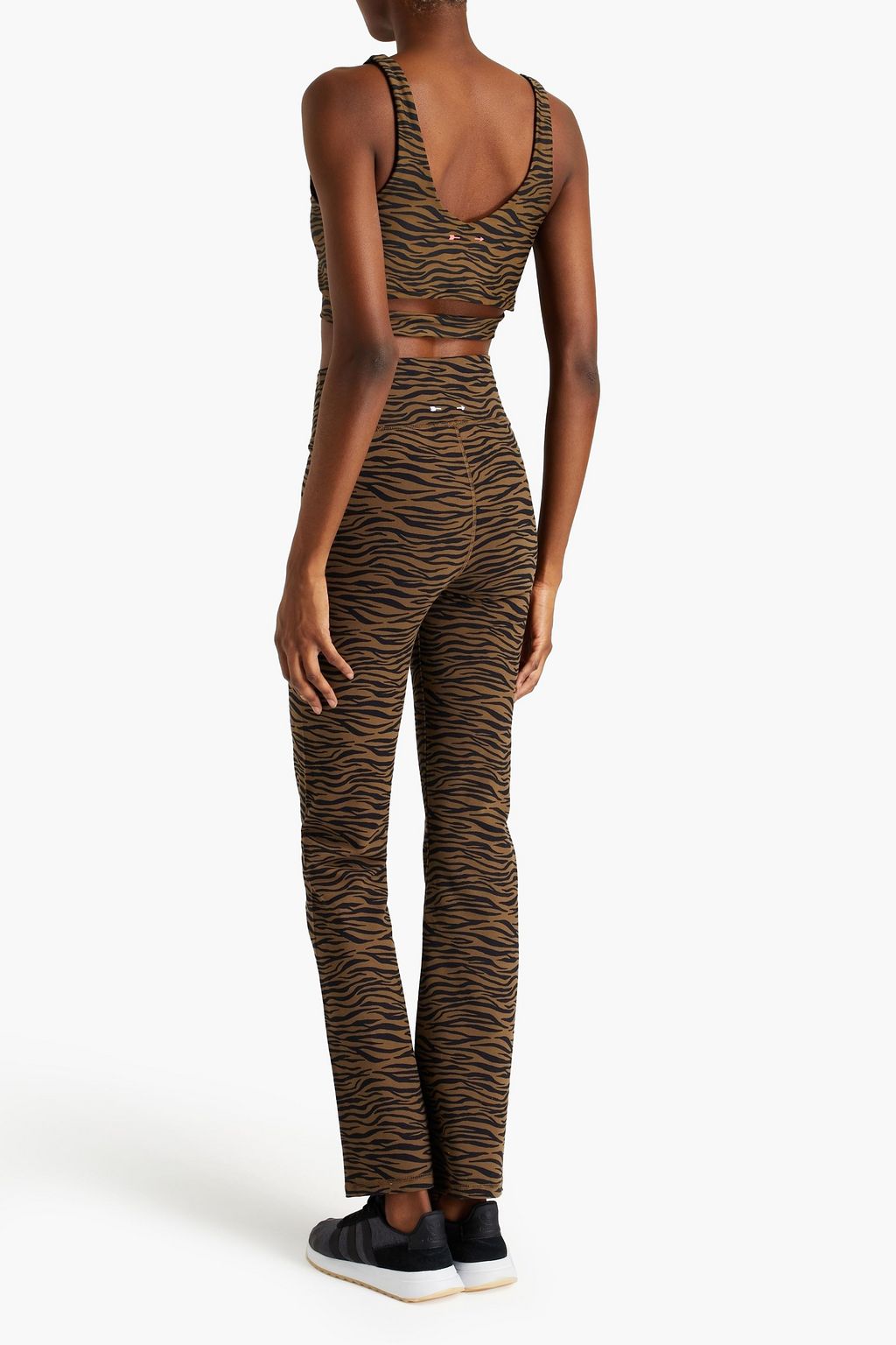 THE UPSIDE Malibu Tiger Florence cotton-blend jersey track pants