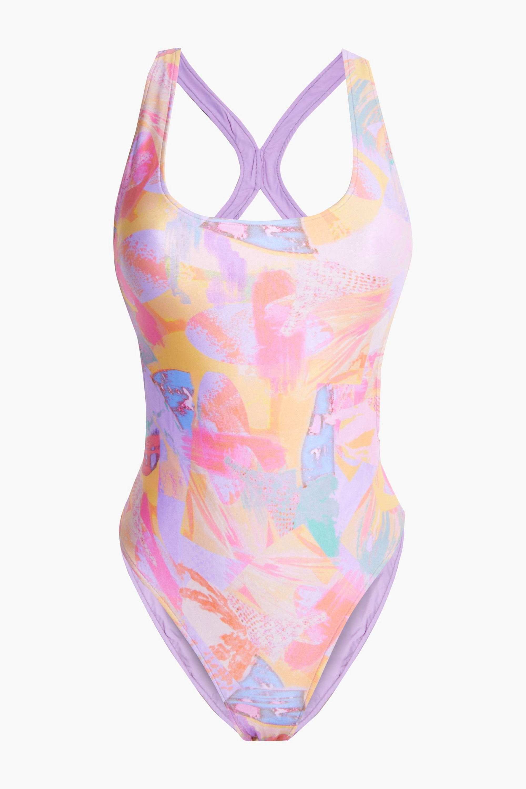 IRO Alimapo open-back printed swimsuit thumbnail