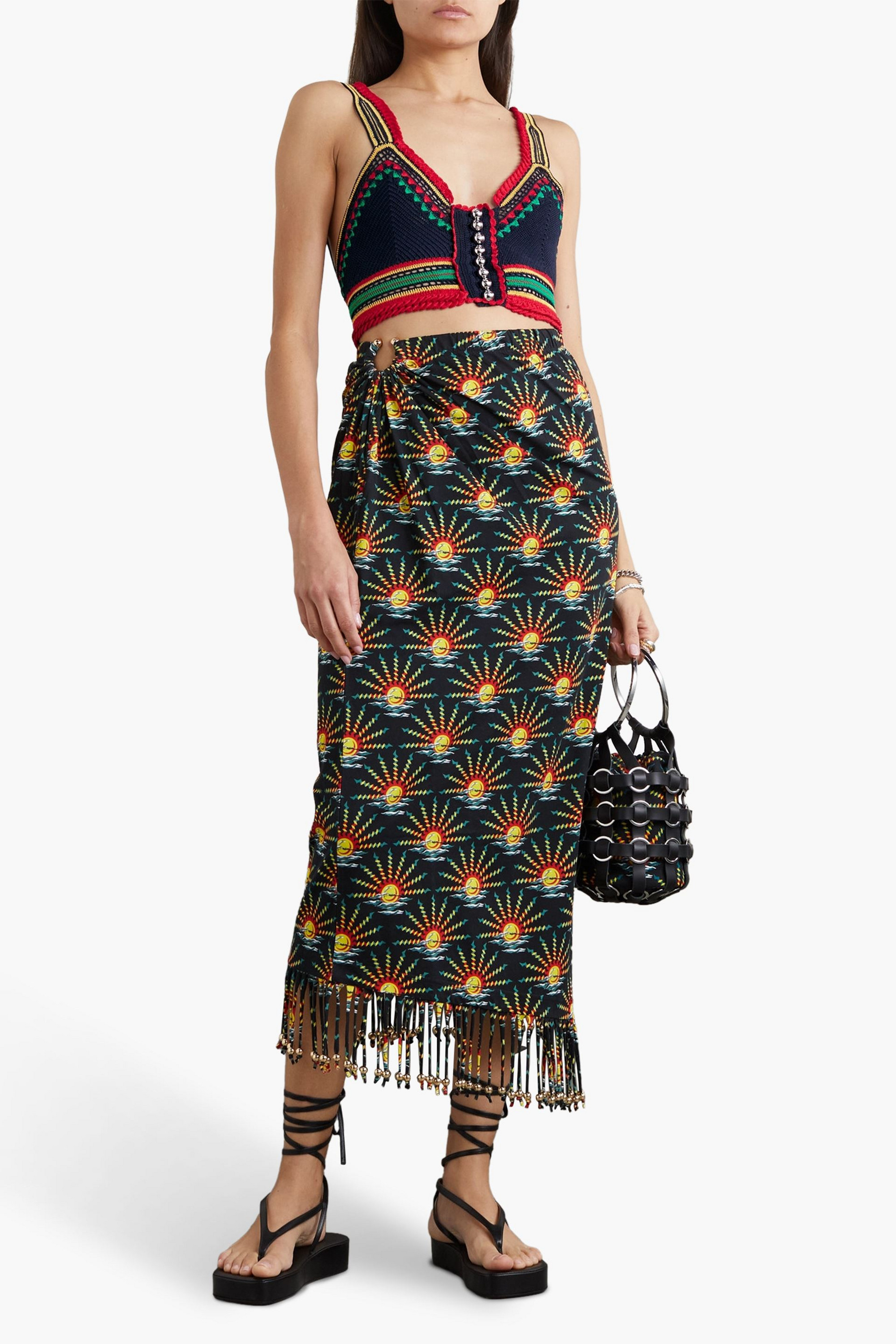 Rabanne - Lace-trimmed silk-satin maxi dress | Plush