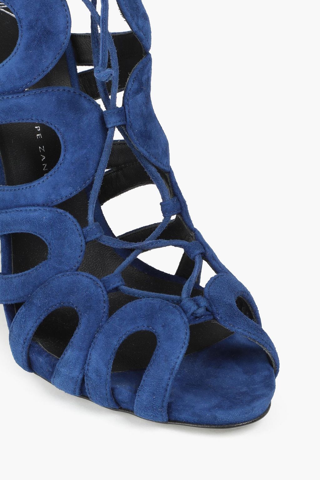 GIUSEPPE ZANOTTI Cutout suede sandals