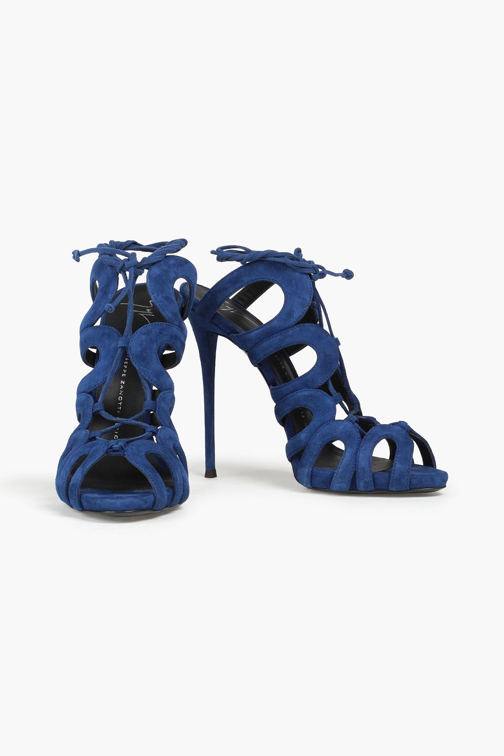 GIUSEPPE ZANOTTI Cutout suede sandals