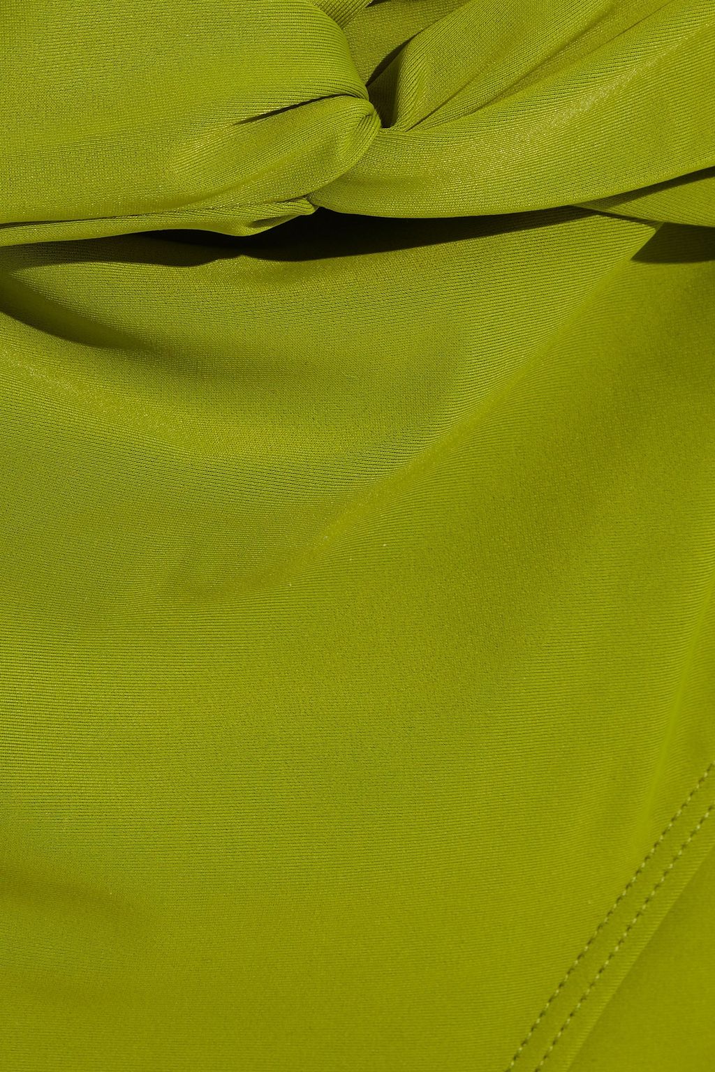 ANDREA IYAMAH Twist-front halterneck swimsuit