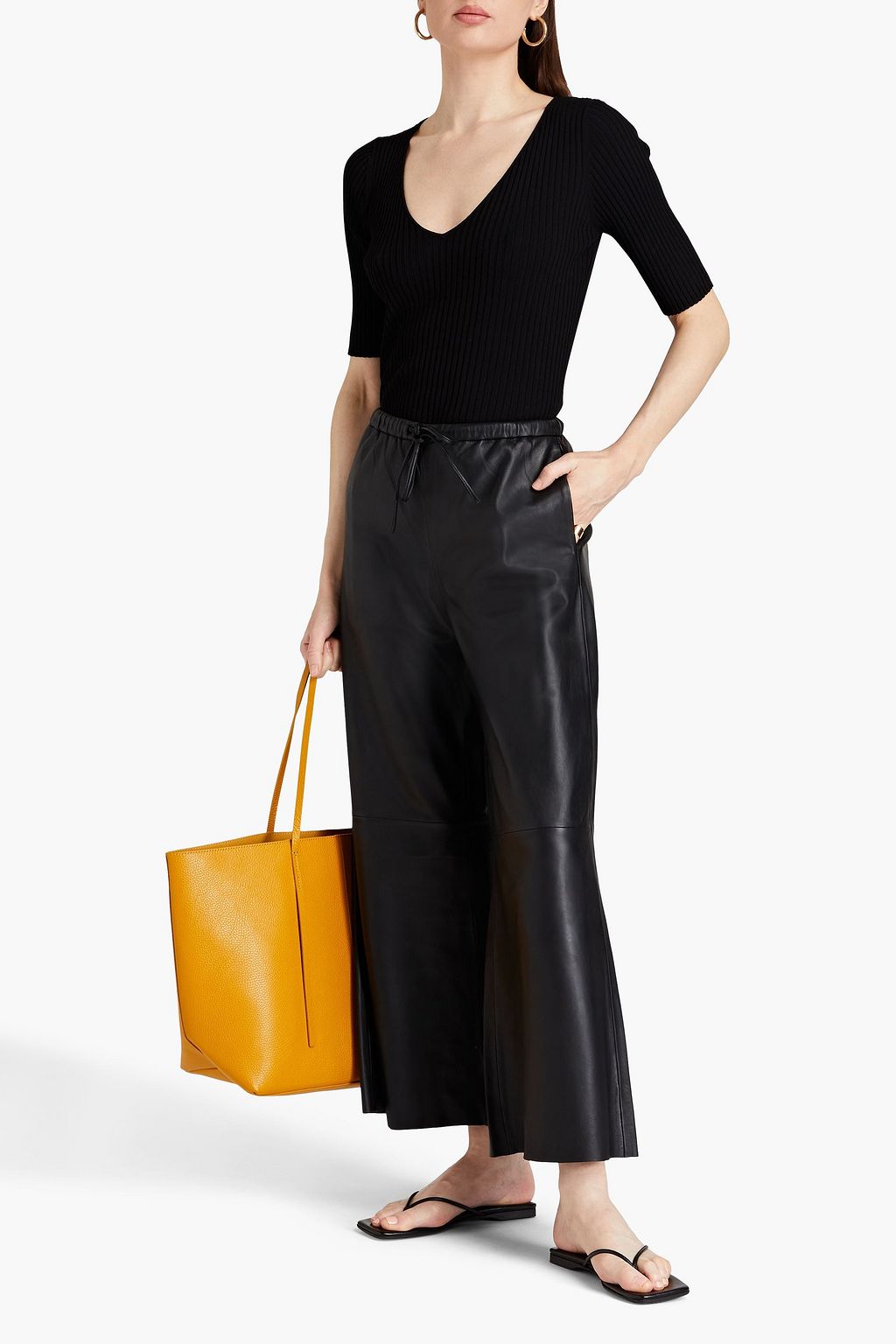 BY MALENE BIRGER Ajunie ribbed ECOVERO-blend sweater