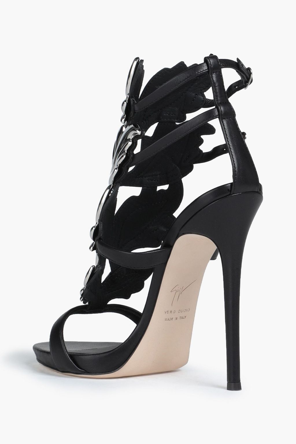 GIUSEPPE ZANOTTI Embellished leather sandals