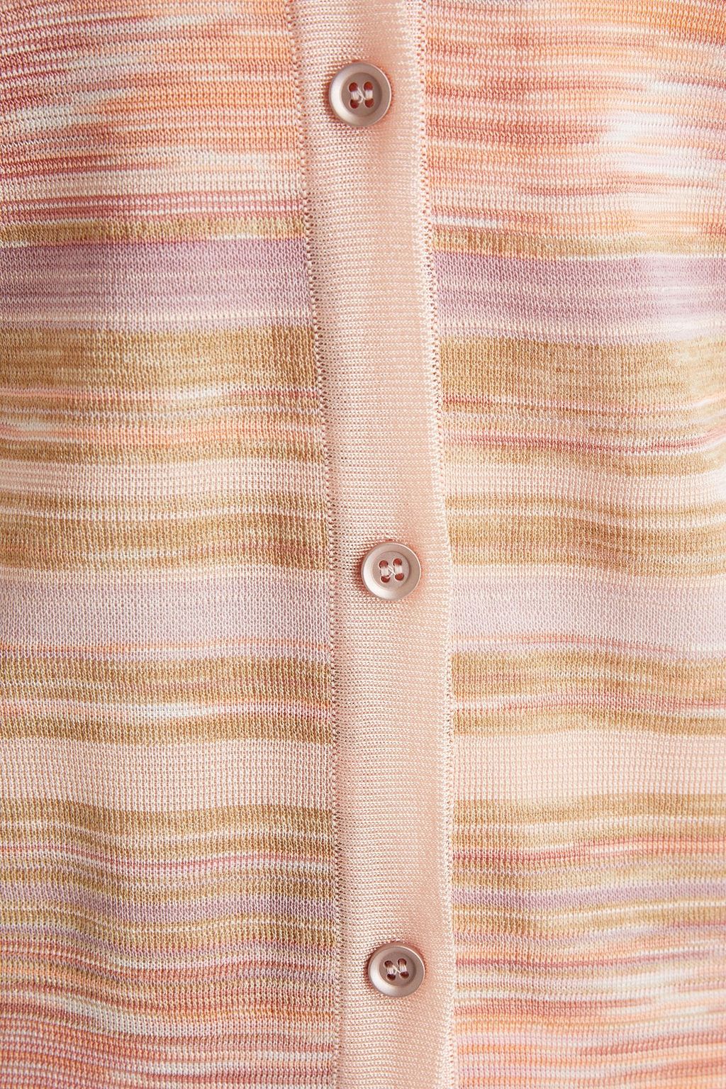 MISSONI Marled stretch-knit cardigan