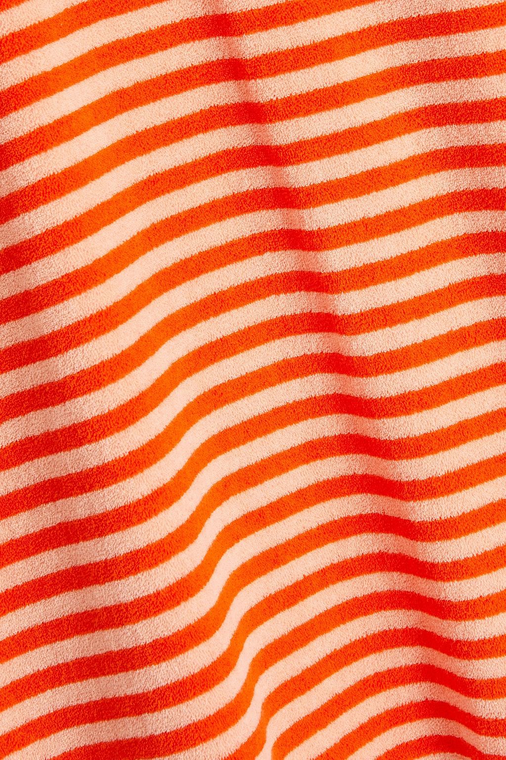 THE UPSIDE Shala Eva striped cotton-blend terry T-shirt