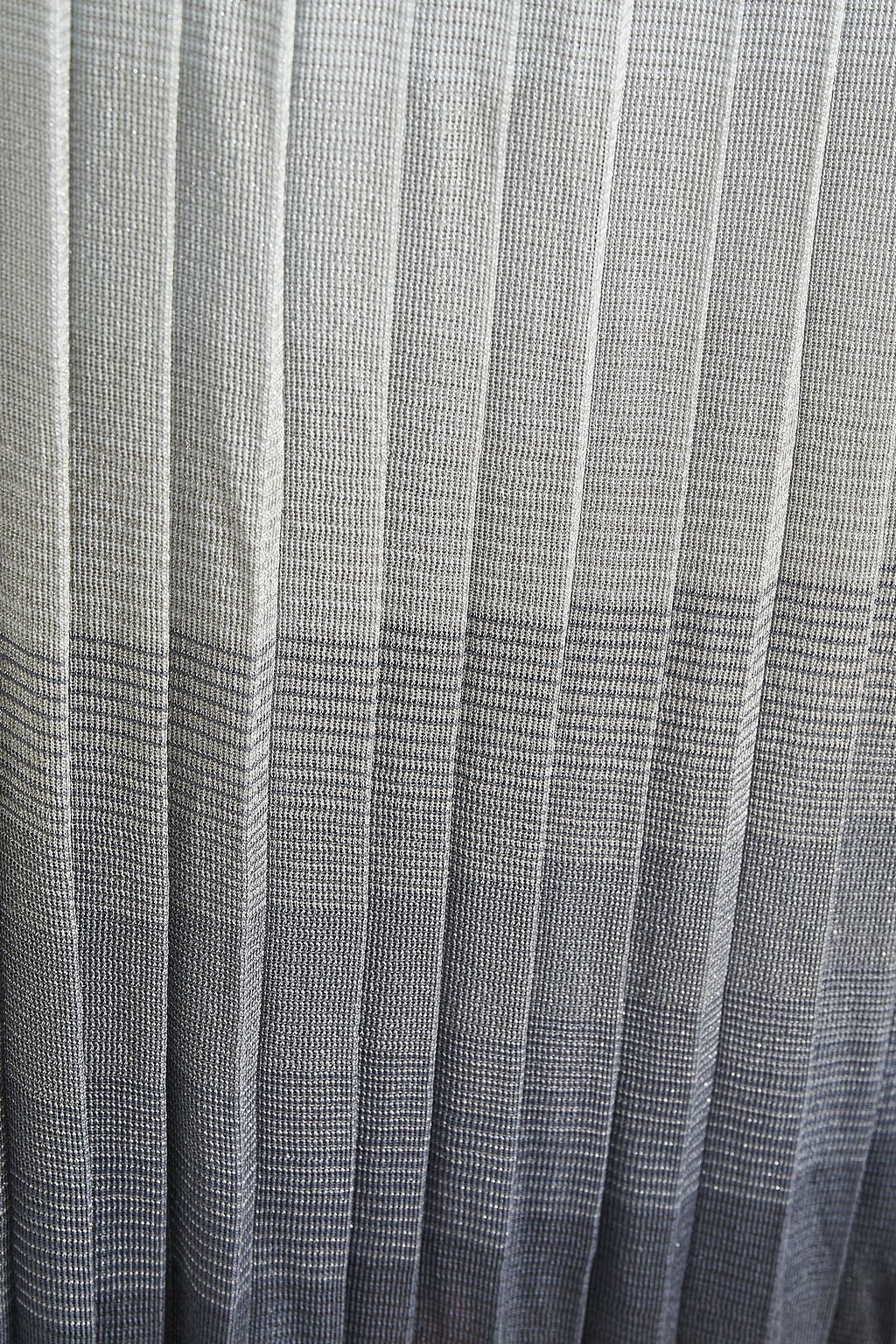 MISSONI Pleated metallic dégradé stretch-knit maxi skirt