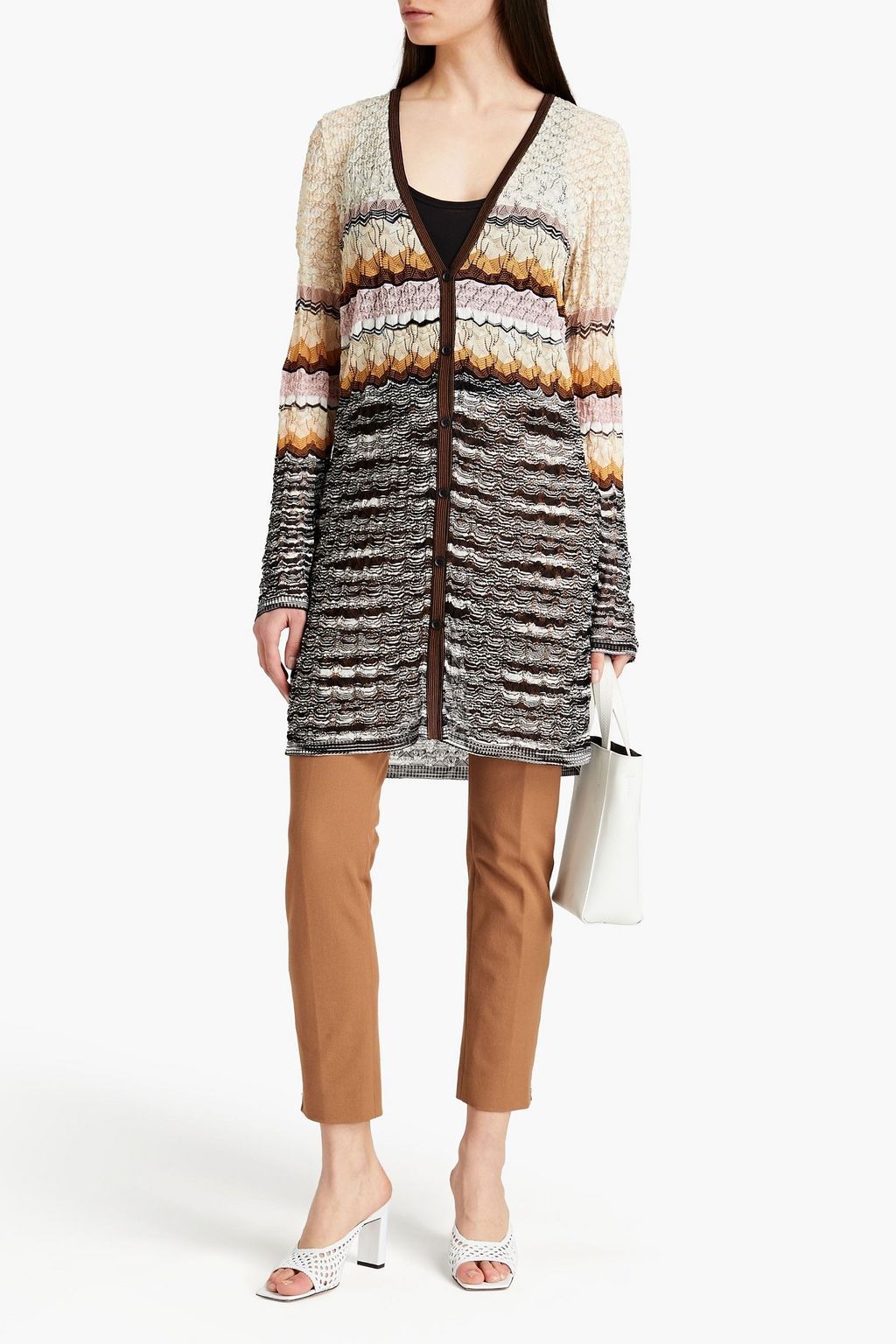 MISSONI Crochet-knit cardigan