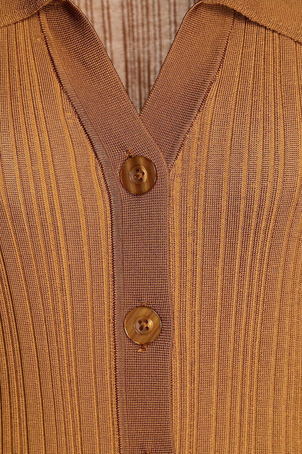 CLAUDIE PIERLOT Meri ribbed-knit cardigan