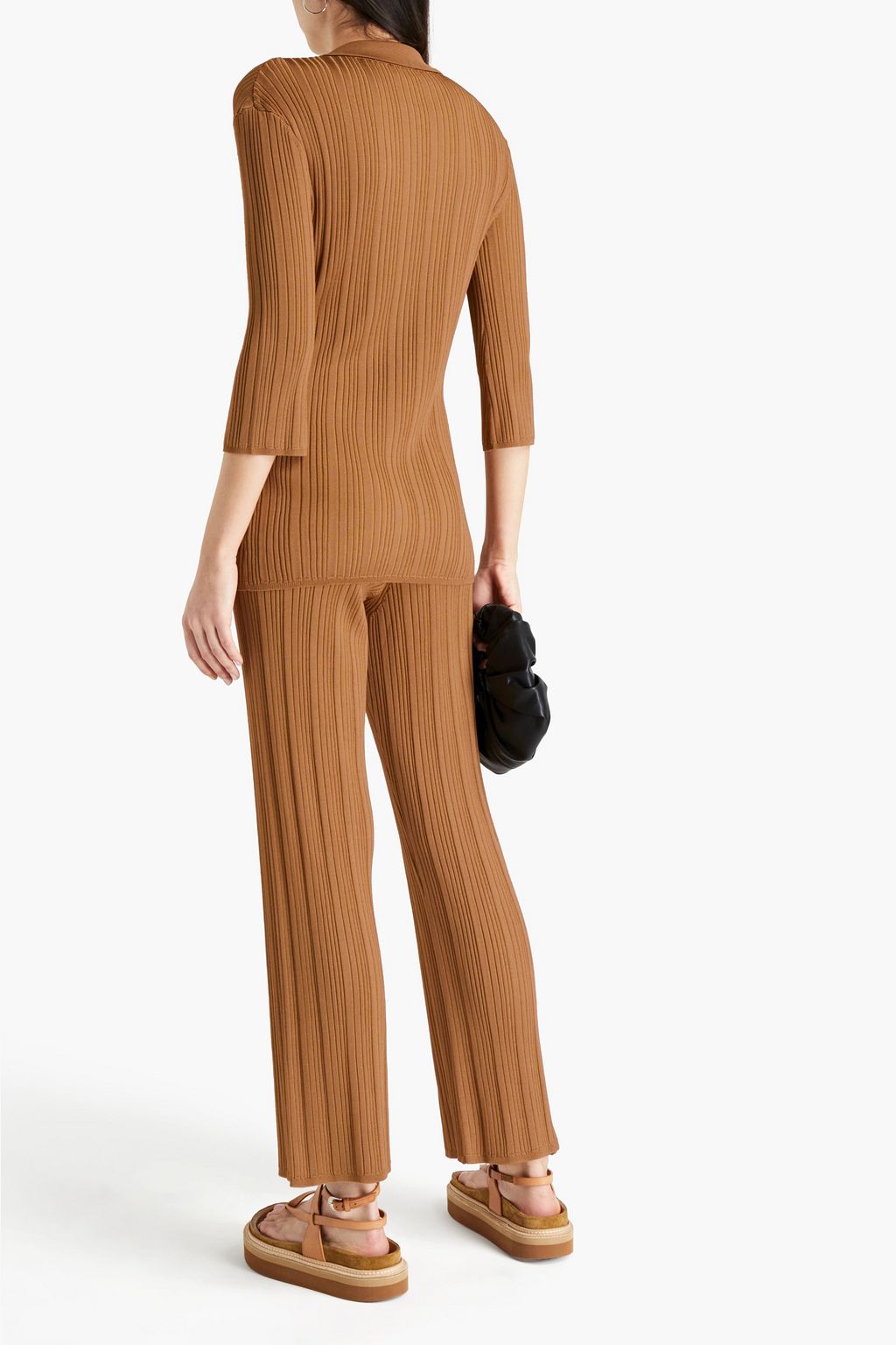 CLAUDIE PIERLOT Meri ribbed-knit cardigan
