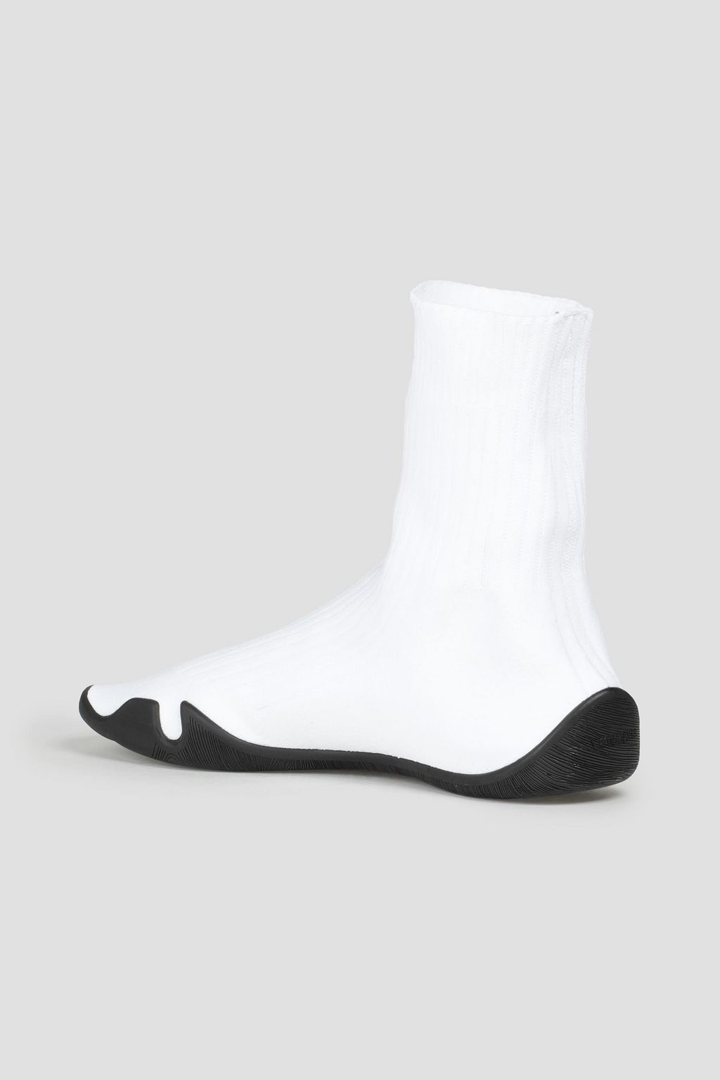 VETEMENTS Ribbed-knit high-top sneakers