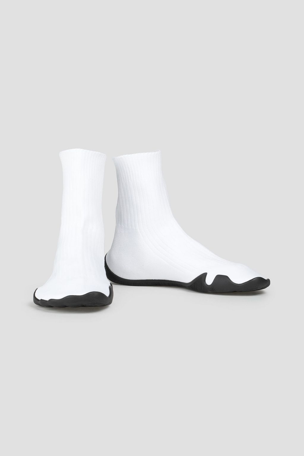 VETEMENTS Ribbed-knit high-top sneakers