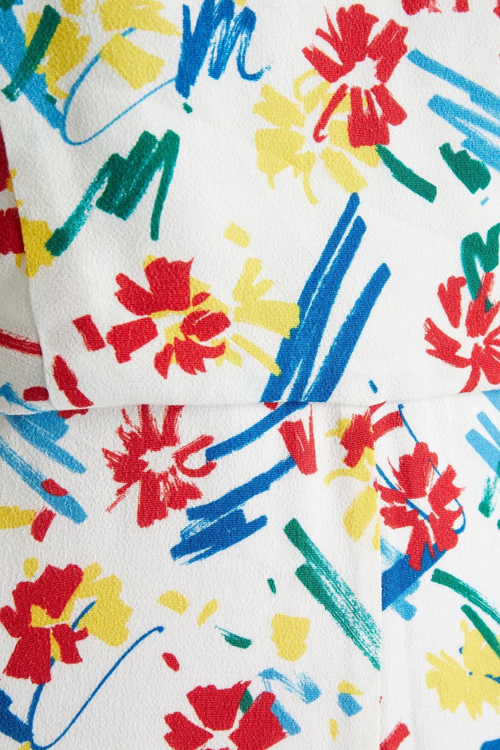 CLAUDIE PIERLOT Printed crepe playsuit