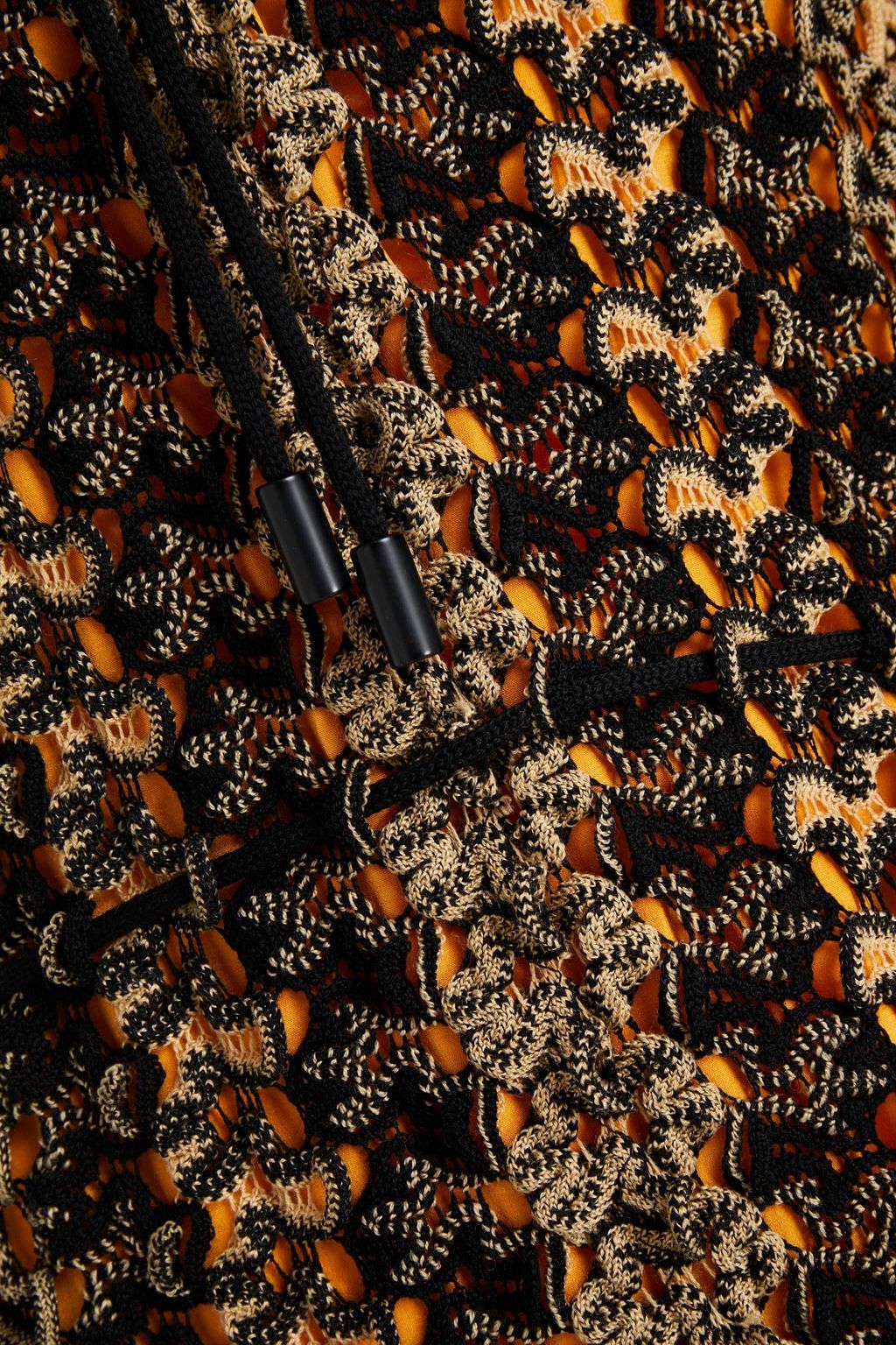 MISSONI Belted crochet-knit dress
