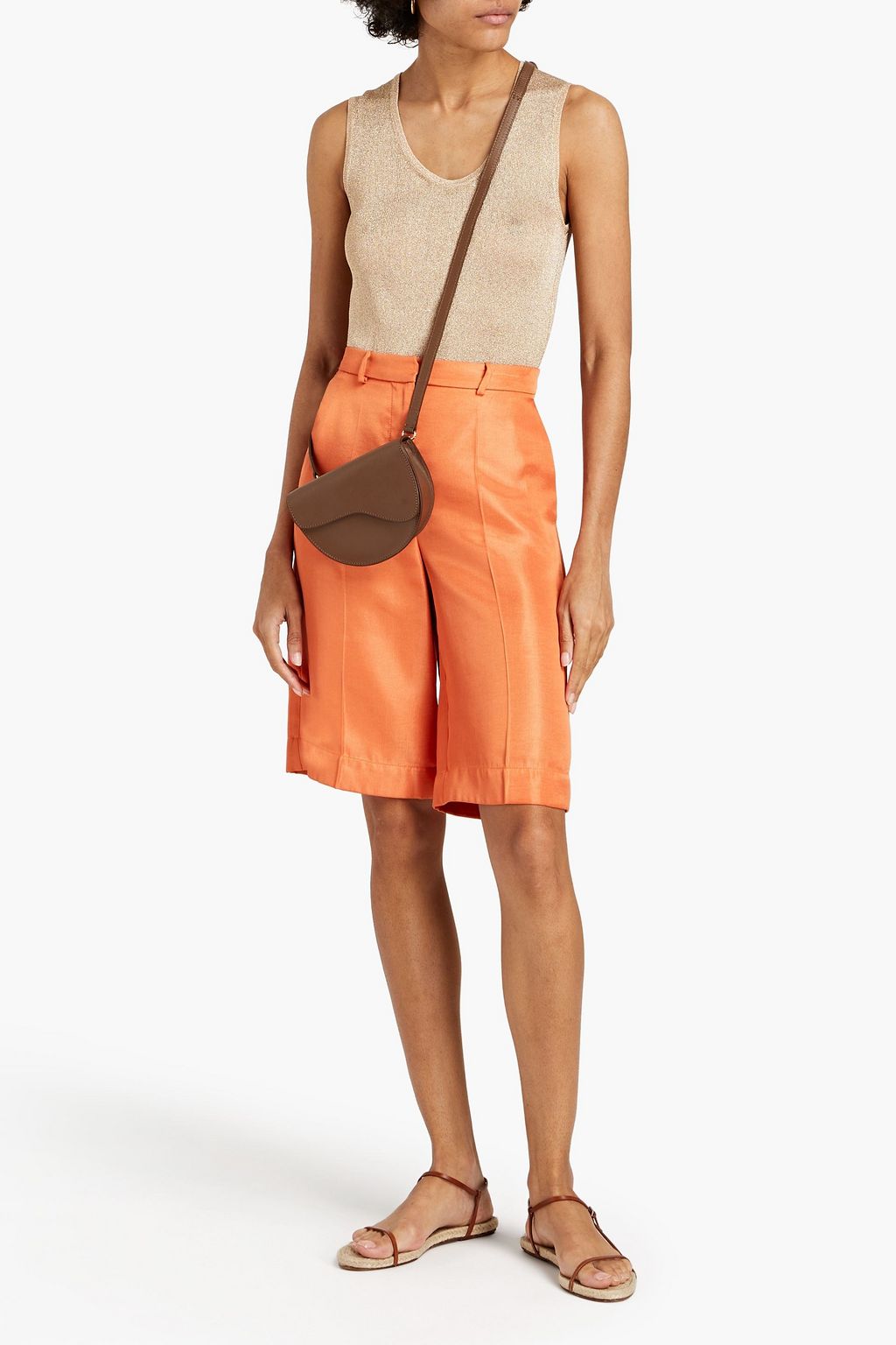MISSONI Metallic knitted top