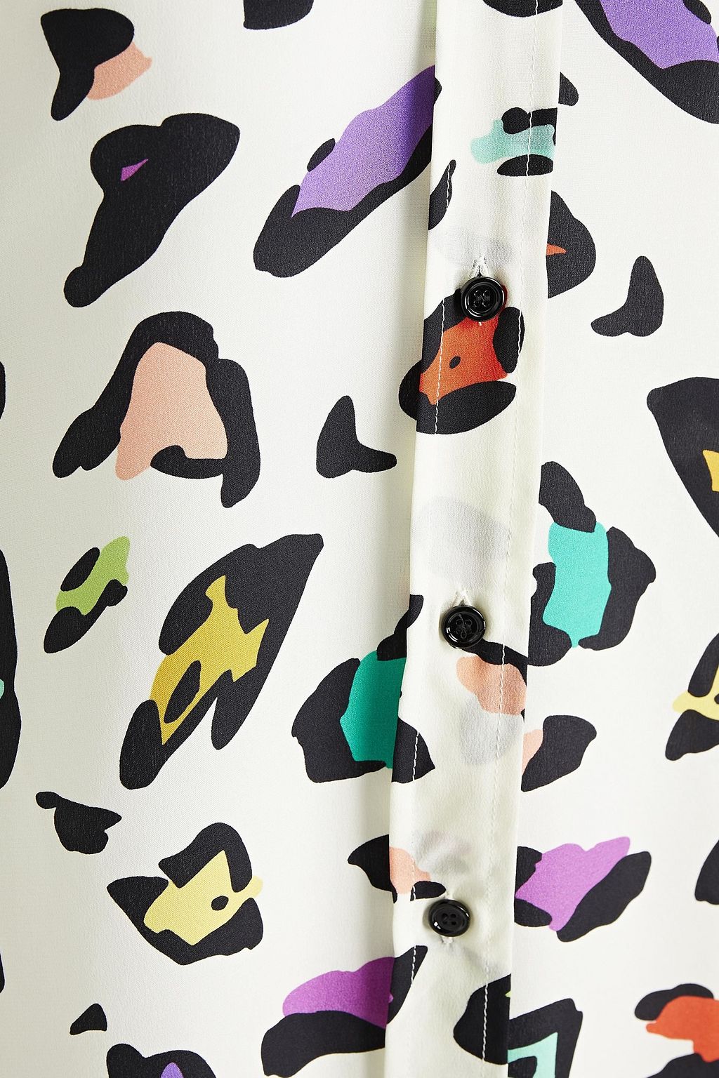 MISSONI Printed silk crepe de chine shirt