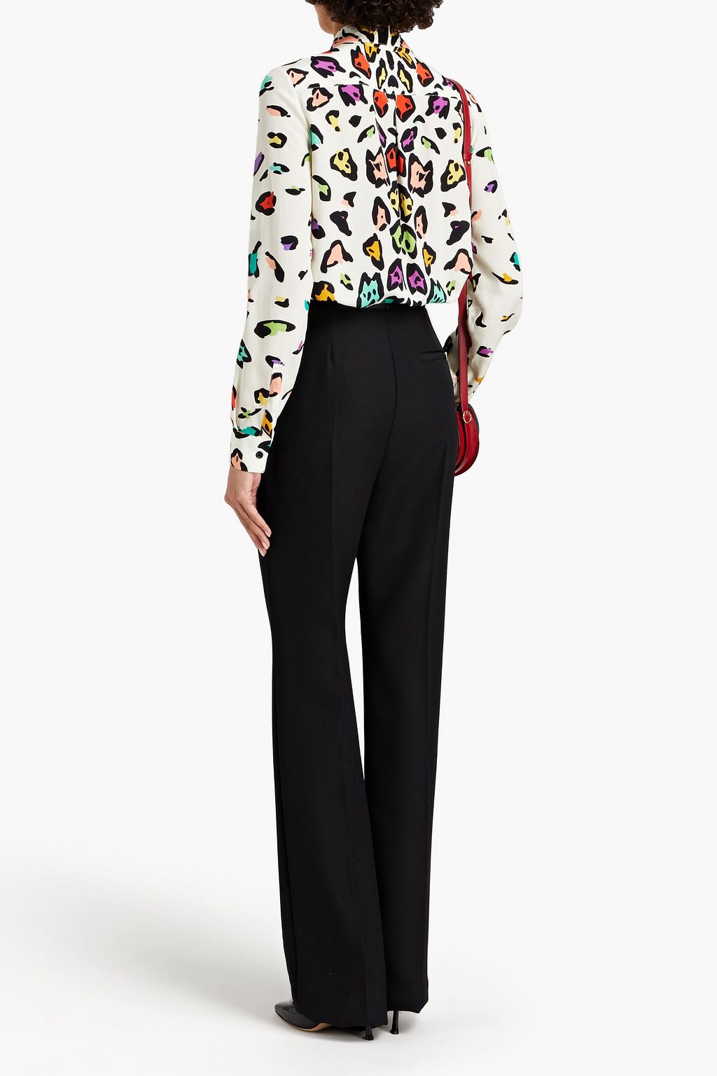 MISSONI Printed silk crepe de chine shirt